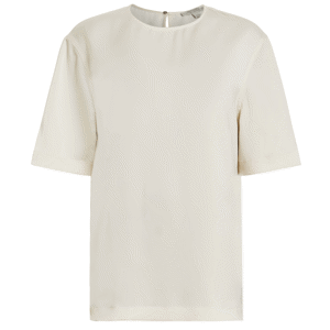 AllSaints Amelie Satin Relaxed Fit T-Shirt